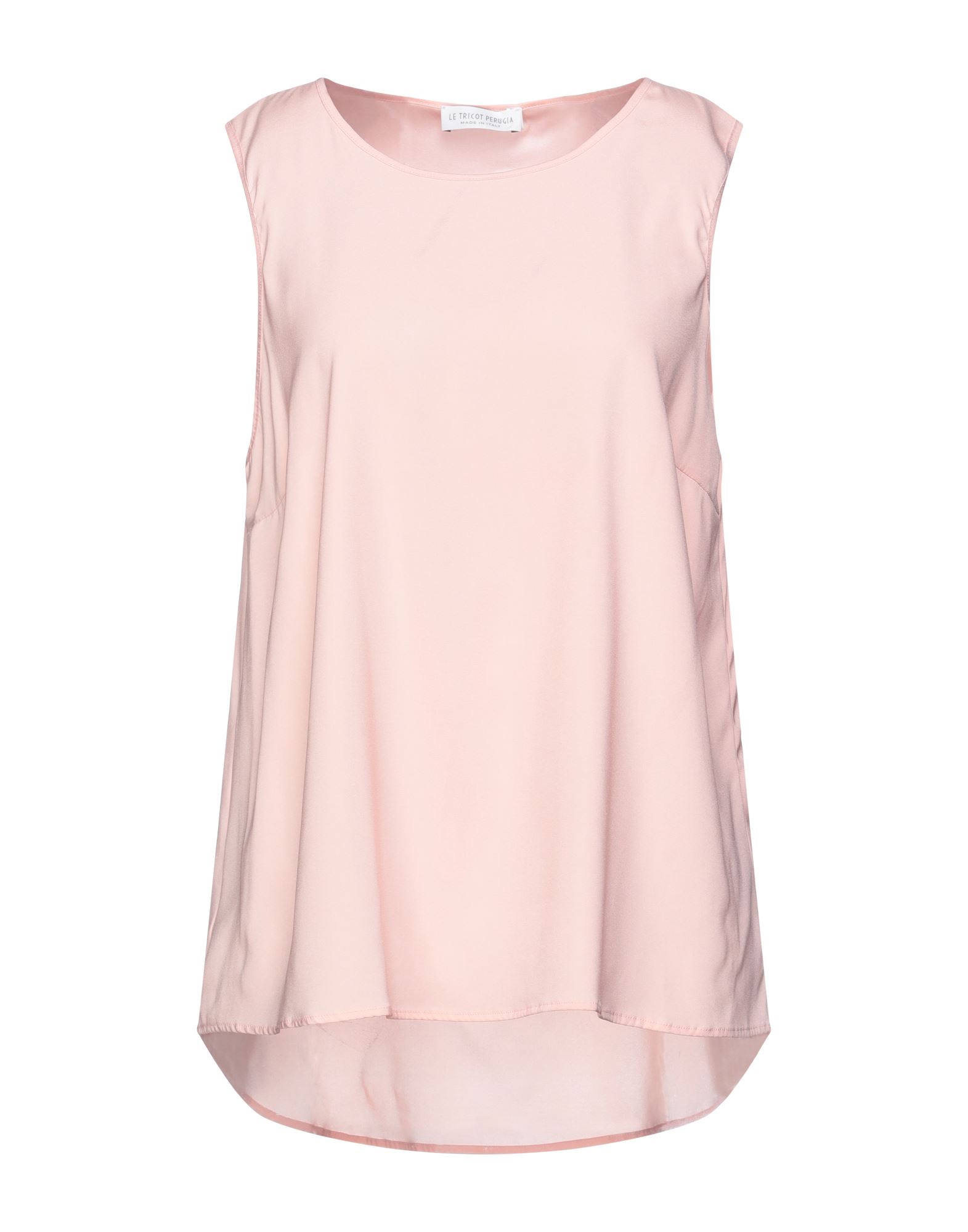 Le Tricot Perugia Tops In Light Pink