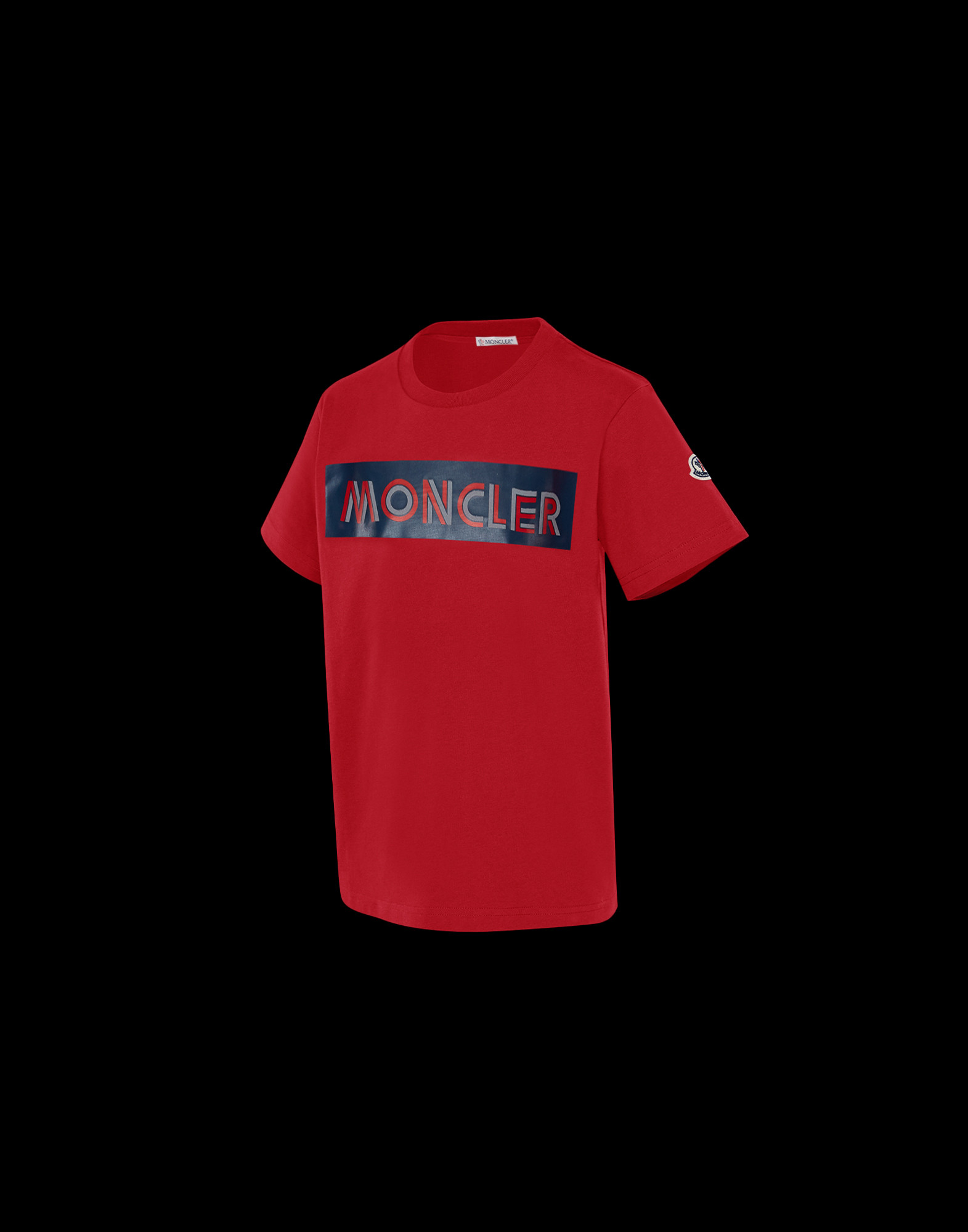 red moncler t shirt