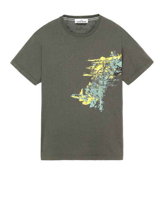 stone island paint t shirt