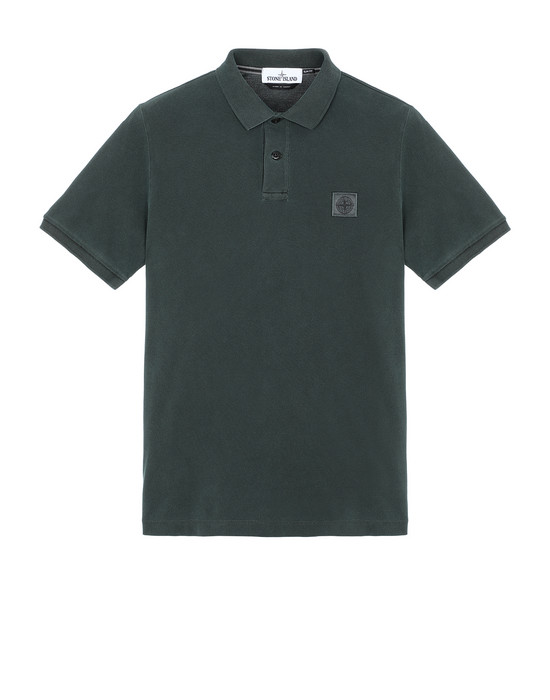 Polo shirt Man 22S67 PIGMENT DYE Front STONE ISLAND