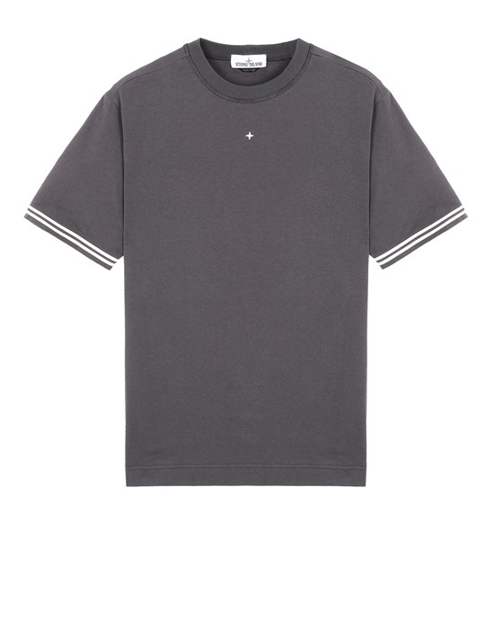 T-SHIRT A MANICHE CORTE Uomo 21344 Fronte STONE ISLAND
