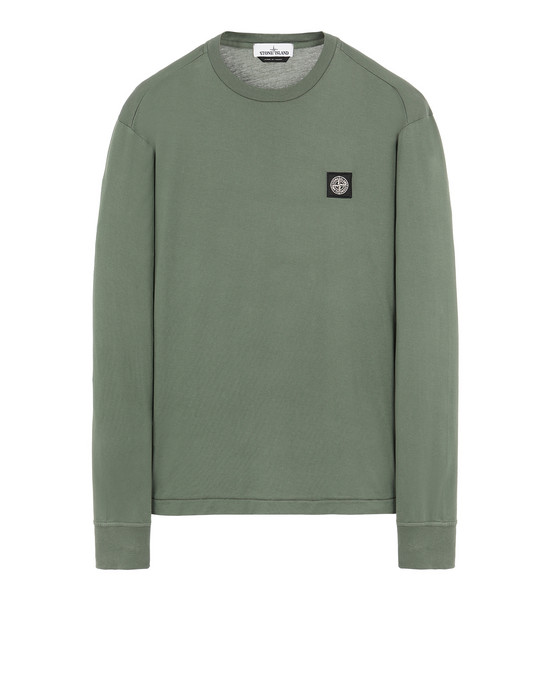 STONE ISLAND 22713 Long sleeve t-shirt Man Sage Green