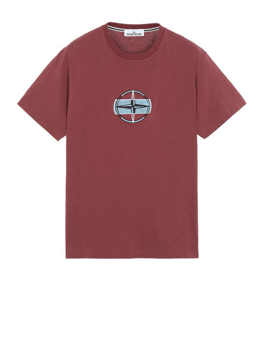 Short sleeve t-shirt Man 2NS84 3D THREAD LOGO Front STONE ISLAND
