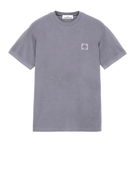 Short sleeve t-shirt Man 20467 PIGMENT DYE Front STONE ISLAND