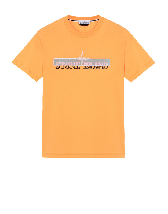 stone island peach t shirt