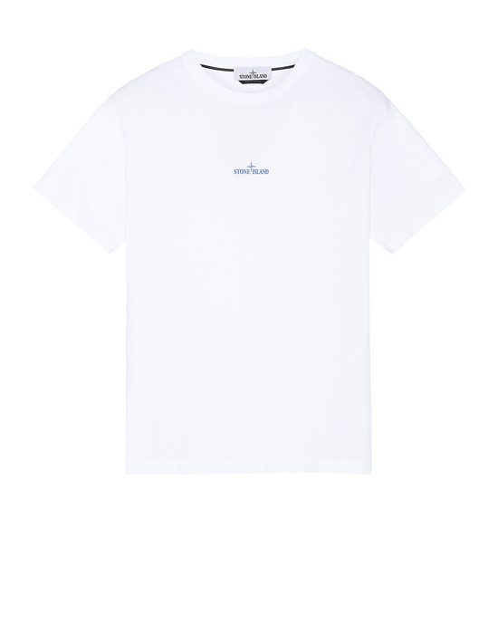 STONE ISLAND 2NS81 PAINT STROKE 2 Short sleeve t-shirt Man White