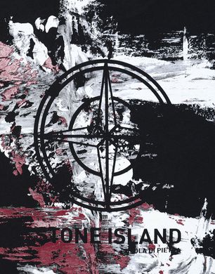 stone island paint stroke