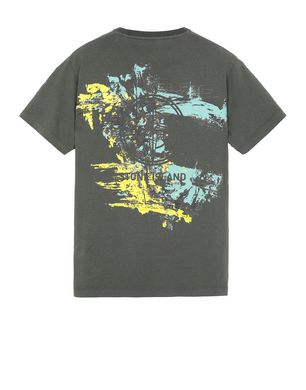 Stone island hot sale paint t shirt