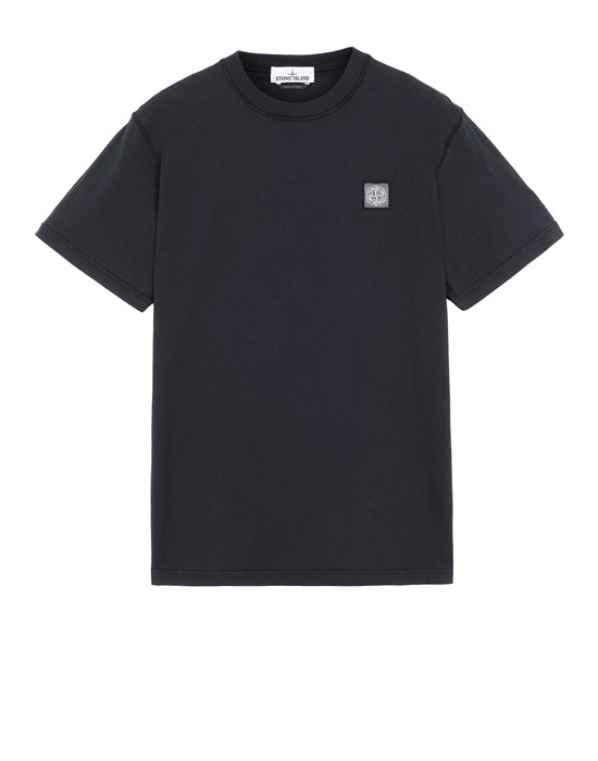 Short sleeve t-shirt Man 23742 'FISSATO' DYE TREATMENT Front STONE ISLAND
