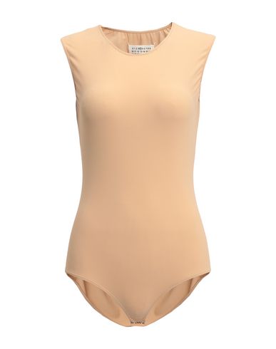 Woman Bodysuit Beige Size 2 Polyamide, Elastane