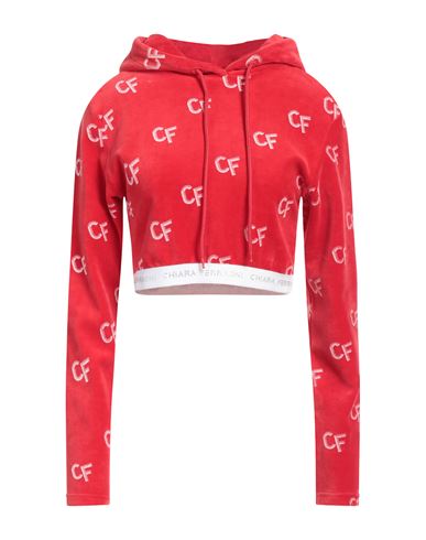 Chiara Ferragni Woman Sweatshirt Red Size M Cotton