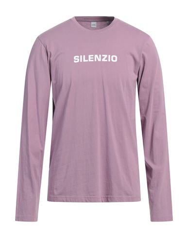 ASPESI ASPESI MAN T-SHIRT LIGHT PURPLE SIZE S COTTON