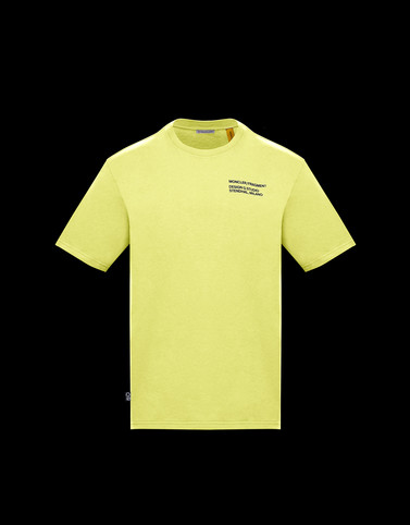 moncler t shirt yellow