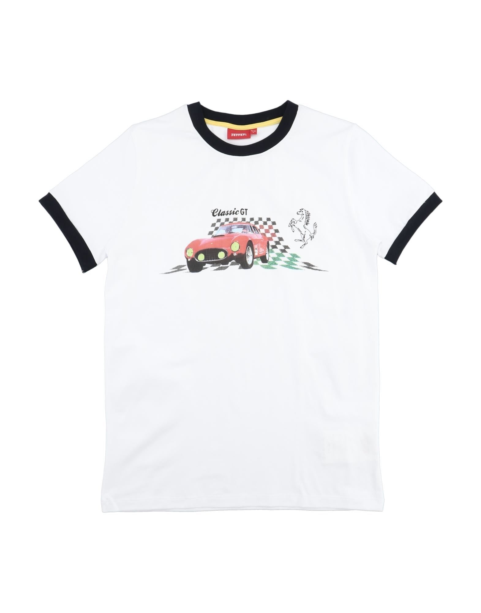 Ferrari Kids' T-shirts In White