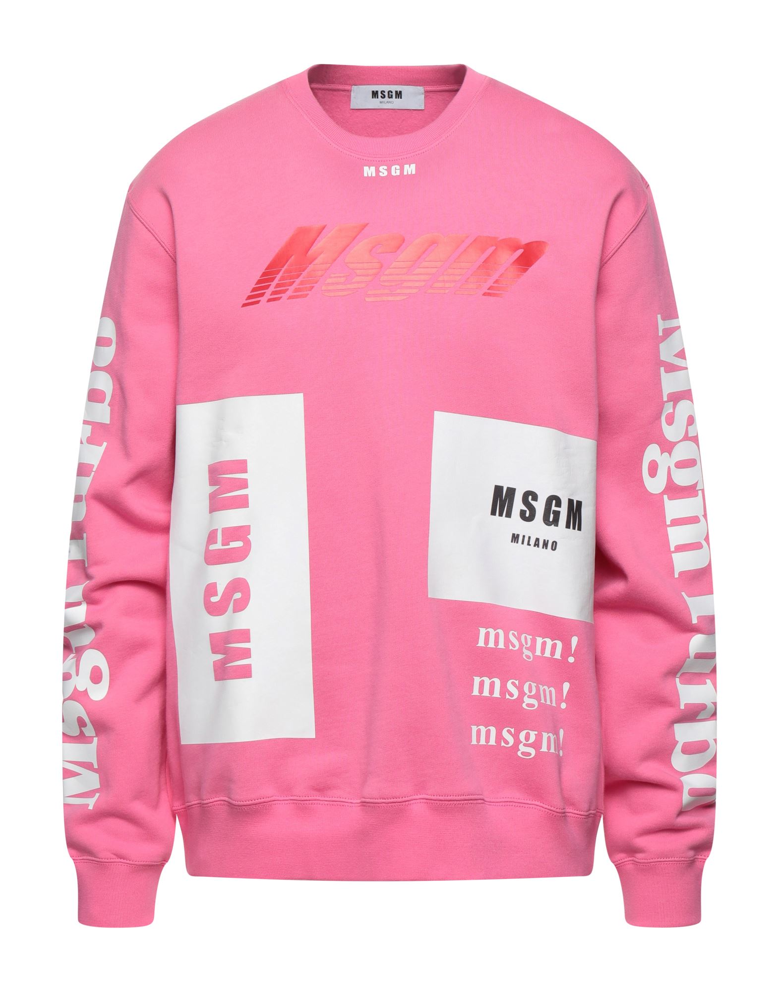 Msgm Sweatshirts In Fuchsia