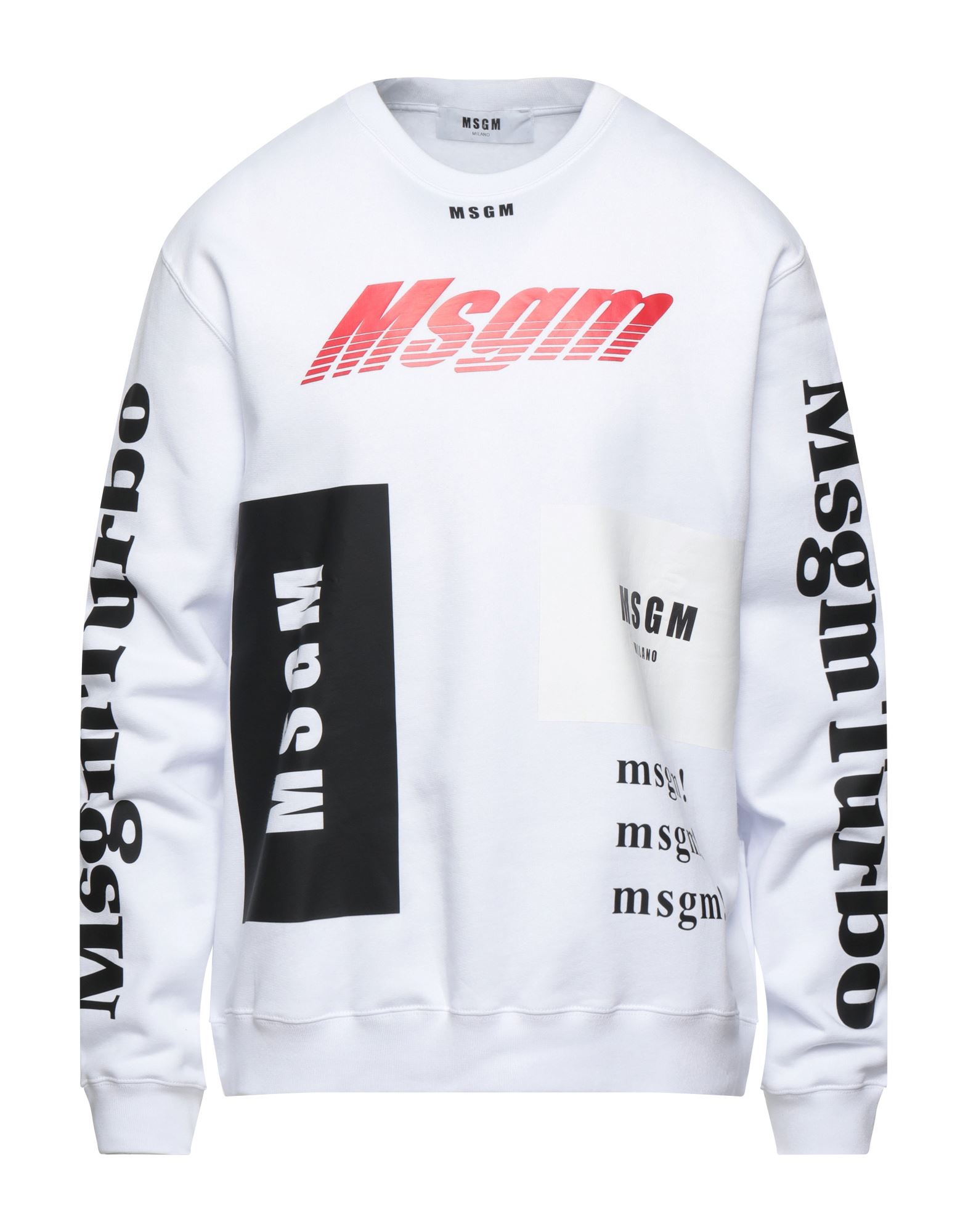 Msgm Sweatshirts In White