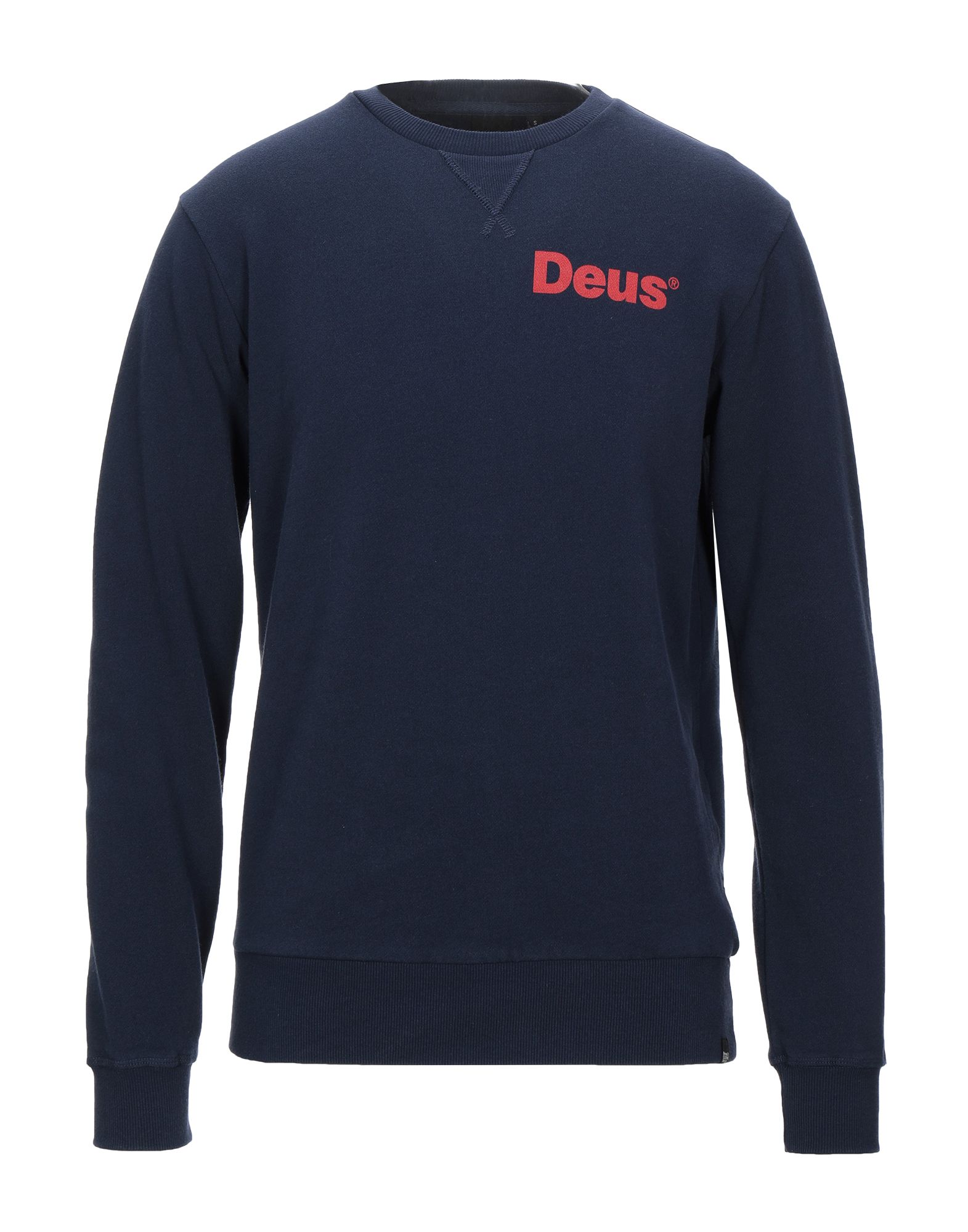 《セール開催中》DEUS CYCLEWORKS メンズ スウェットシャツ ダークブルー S コットン 100%