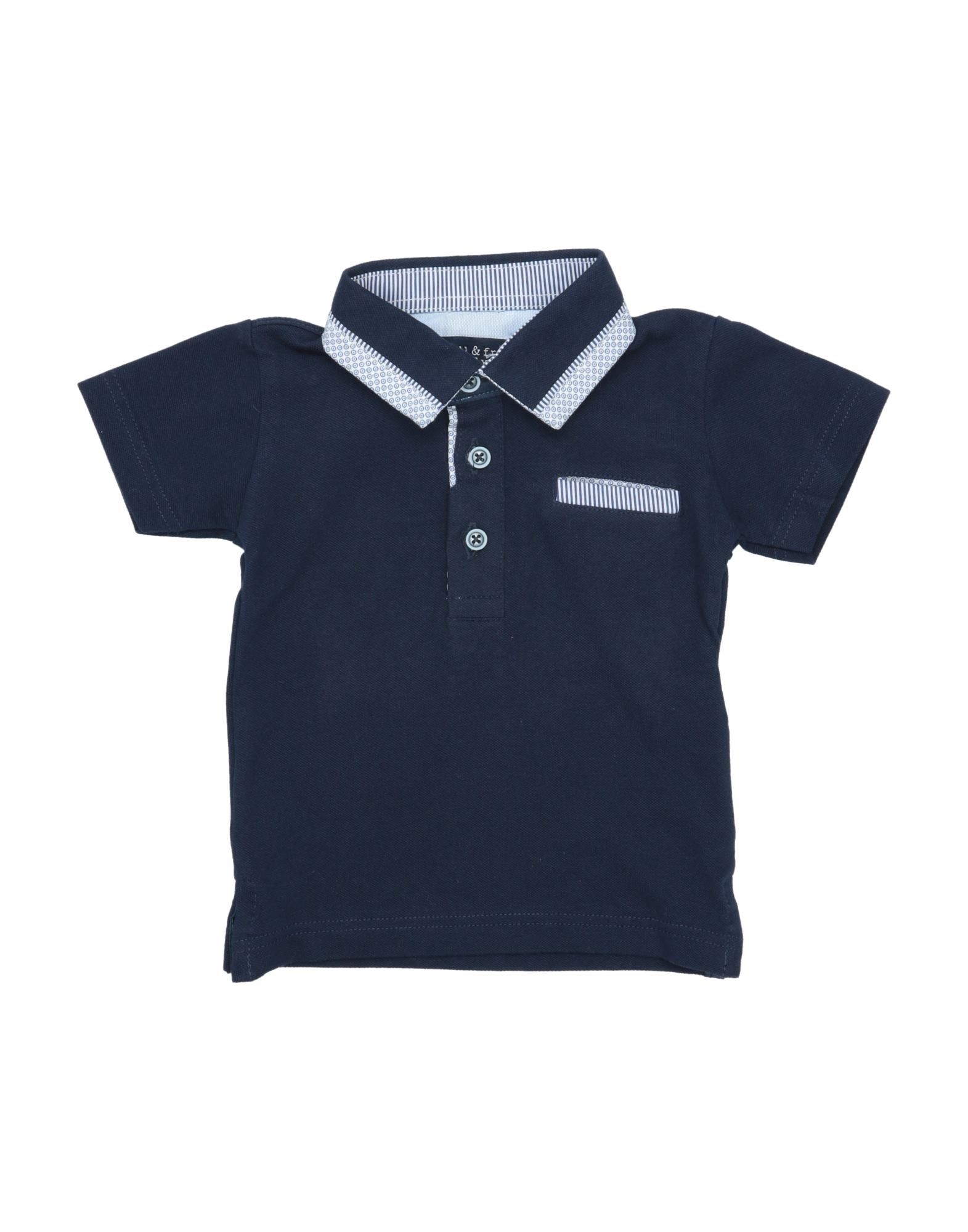 Manuell & Frank Kids' Polo Shirts In Dark Blue