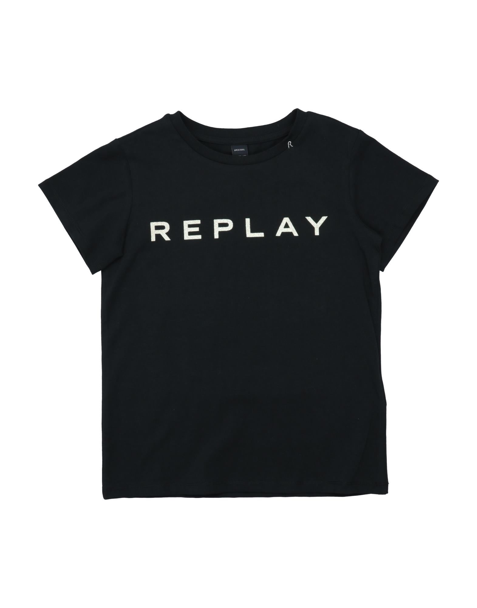 Replay & Sons Kids' T-shirts In Black