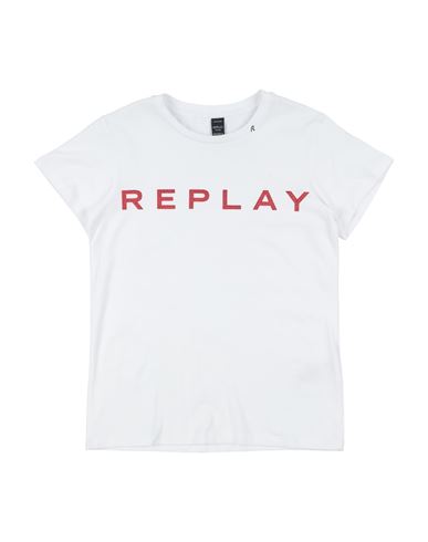 Replay & Sons Babies'  Toddler Girl T-shirt White Size 6 Cotton, Elastane