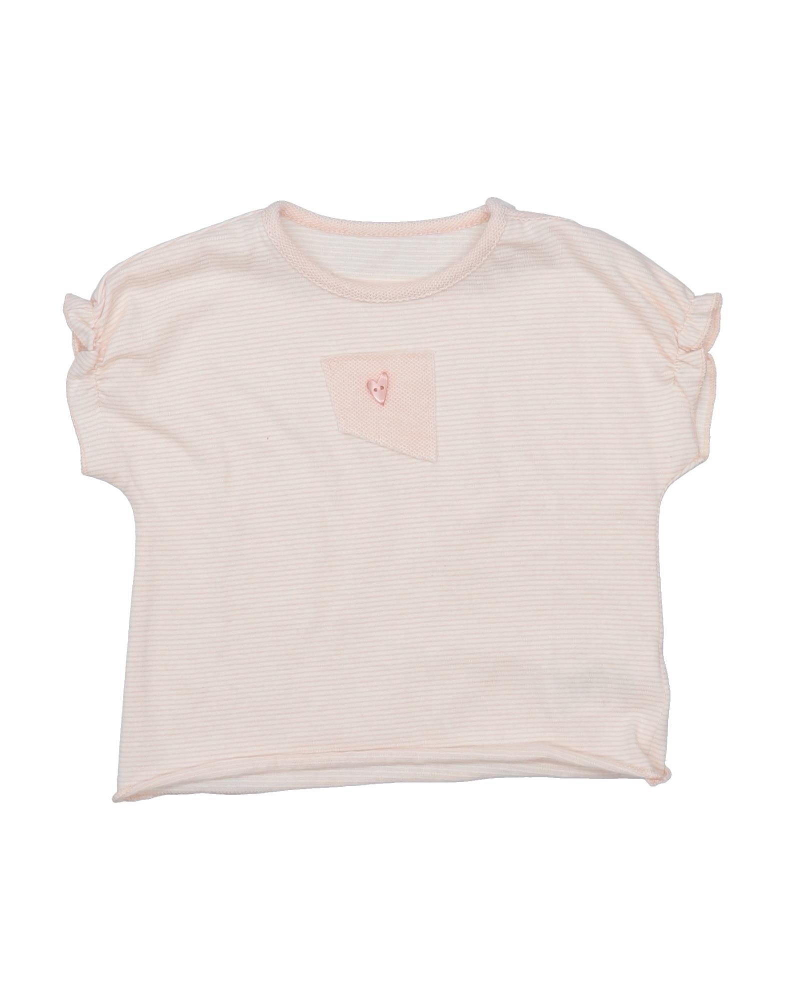 Frugoo Kids' T-shirts In Light Pink