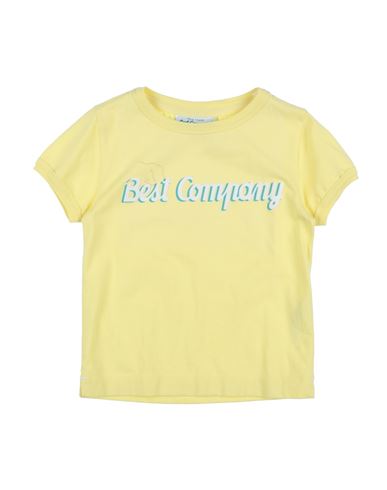 Best Company Babies'  Toddler Girl T-shirt Yellow Size 6 Cotton