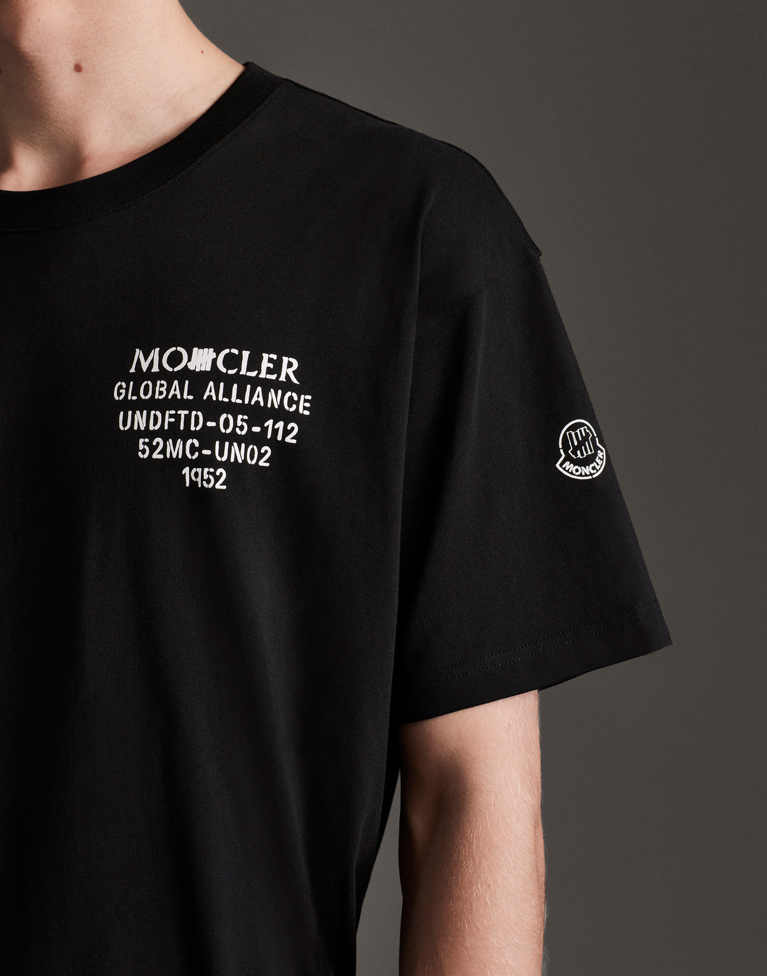 moncler tricolour t shirt