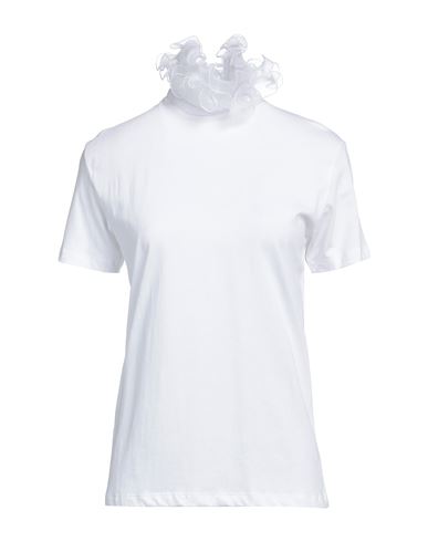 Frankie Morello Woman T-shirt White Size Xl Cotton