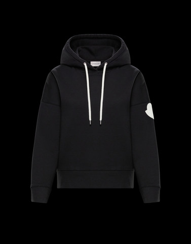 Moncler HOODED JUMPER for Woman, Tops 