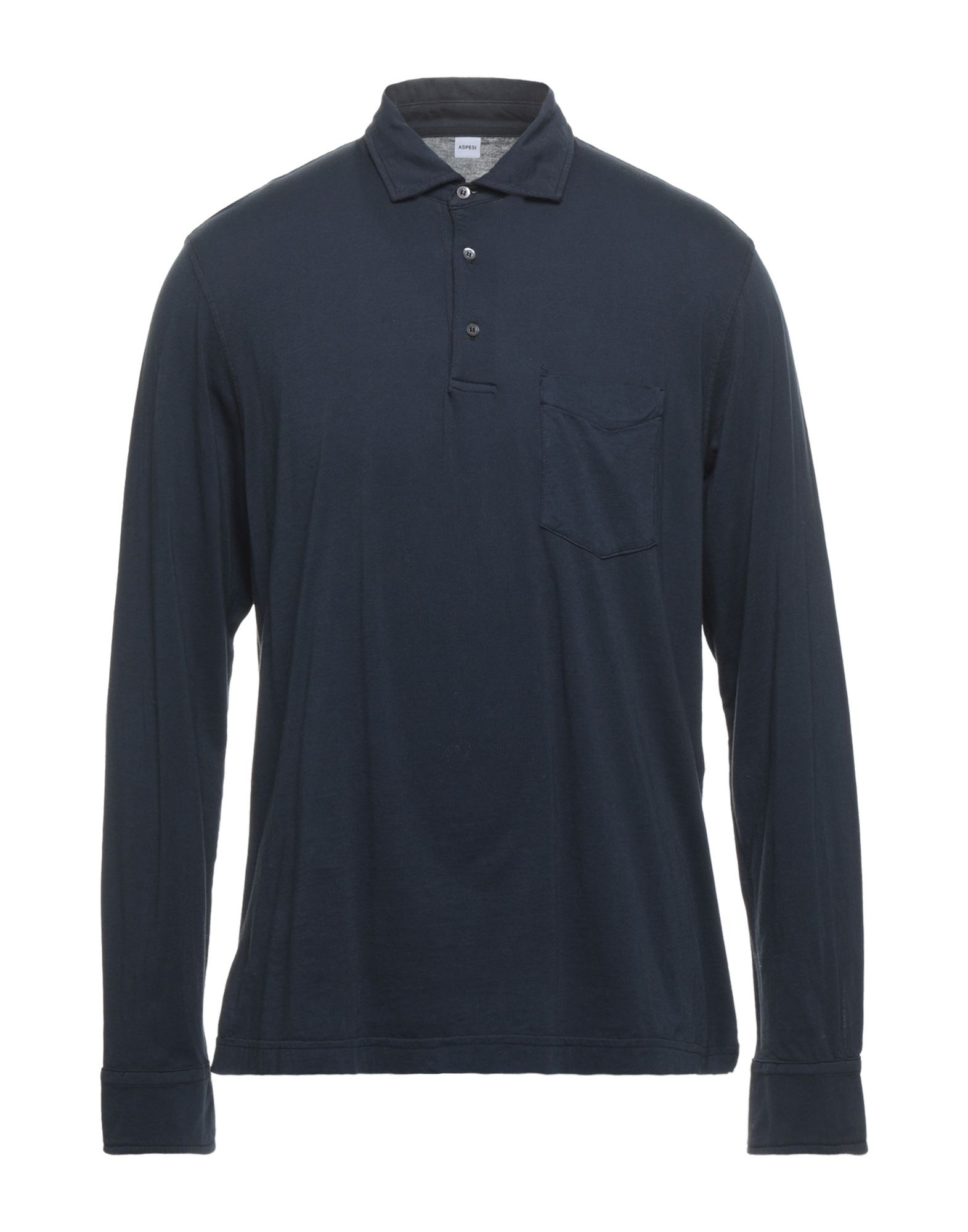 Aspesi Polo Shirts In Dark Blue