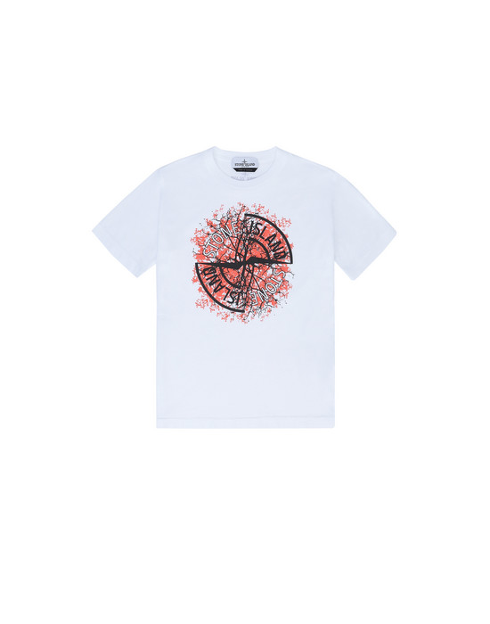 STONE ISLAND JUNIOR 21057 Short sleeve t-shirt Man White