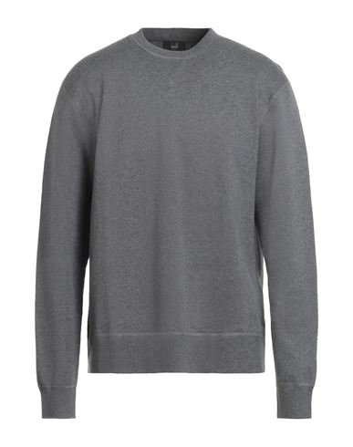 Shop Dunhill Man Sweatshirt Lead Size Xl Cotton, Polyamide, Elastane In Grey