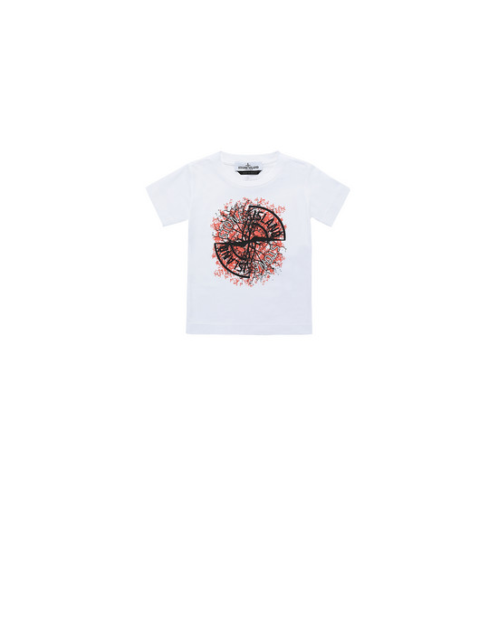 STONE ISLAND JUNIOR 21057 Short sleeve t-shirt Man White