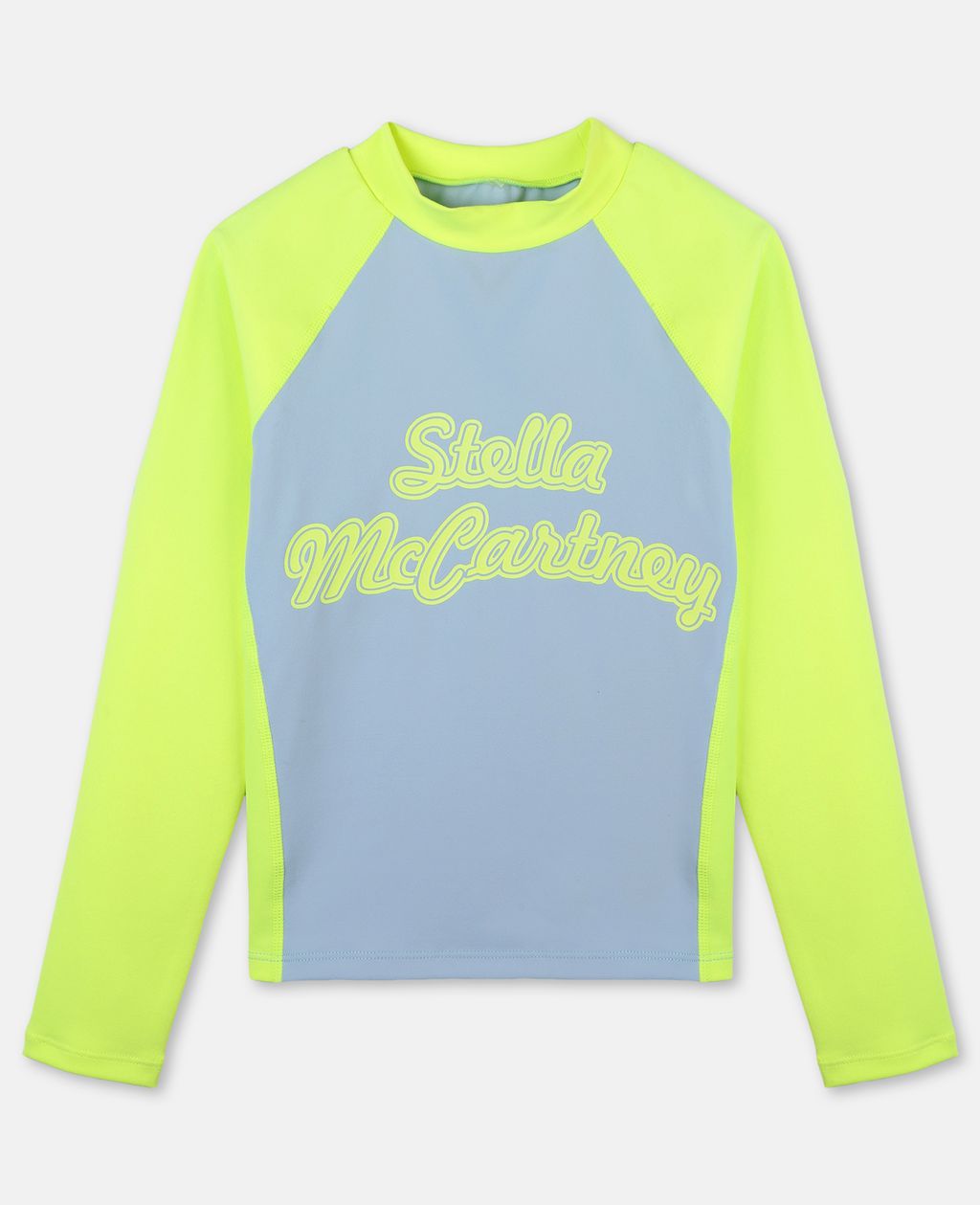 Stella Mccartney Kids Heavy Jersey Active T-shirt In Blue