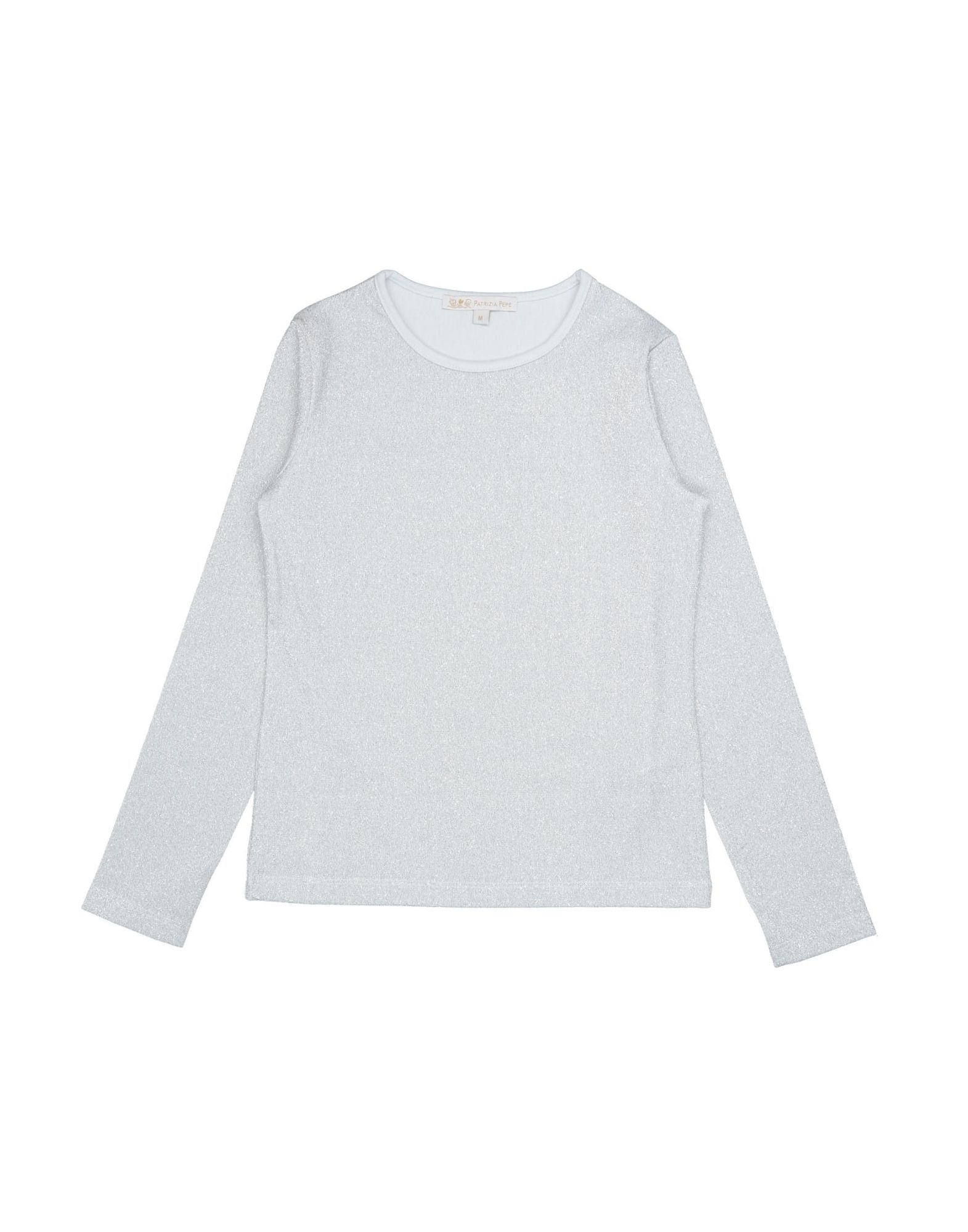 《セール開催中》PATRIZIA PEPE ガールズ 3-8 歳 T シャツ ライトグレー 8 ポリエステル 80% / Lurex® 15% / ポリウレタン 5%