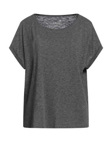 Juvia Woman T-shirt Lead Size M Cotton, Viscose In Grey