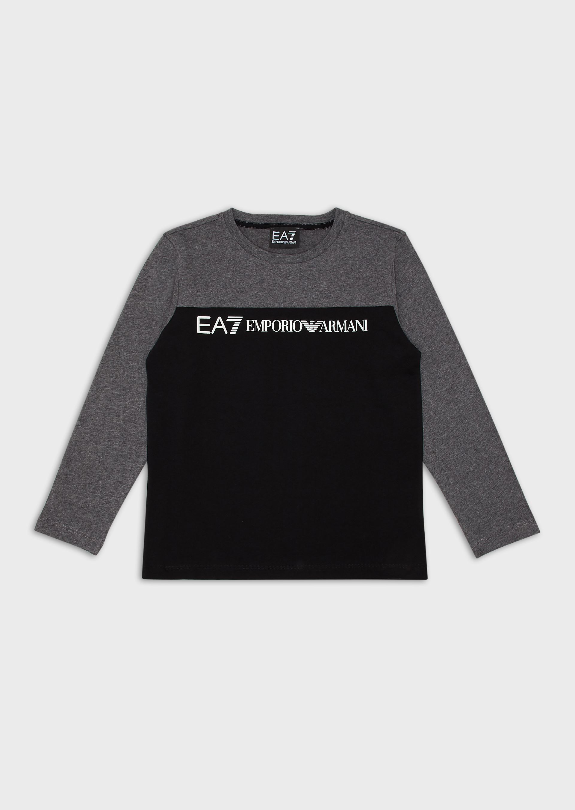 Emporio Armani Long-sleeved T-shirts - Item 12495241 In Dark Gray