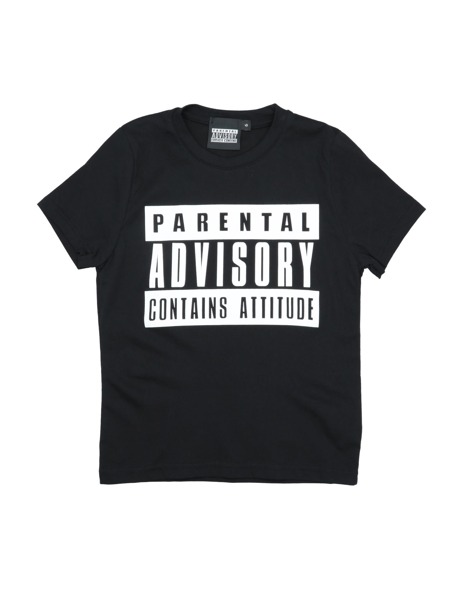 Parental Advisory Explicit Content Kids' T-shirts In Black | ModeSens