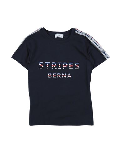 Berna Babies'  Toddler Boy T-shirt Midnight Blue Size 6 Cotton