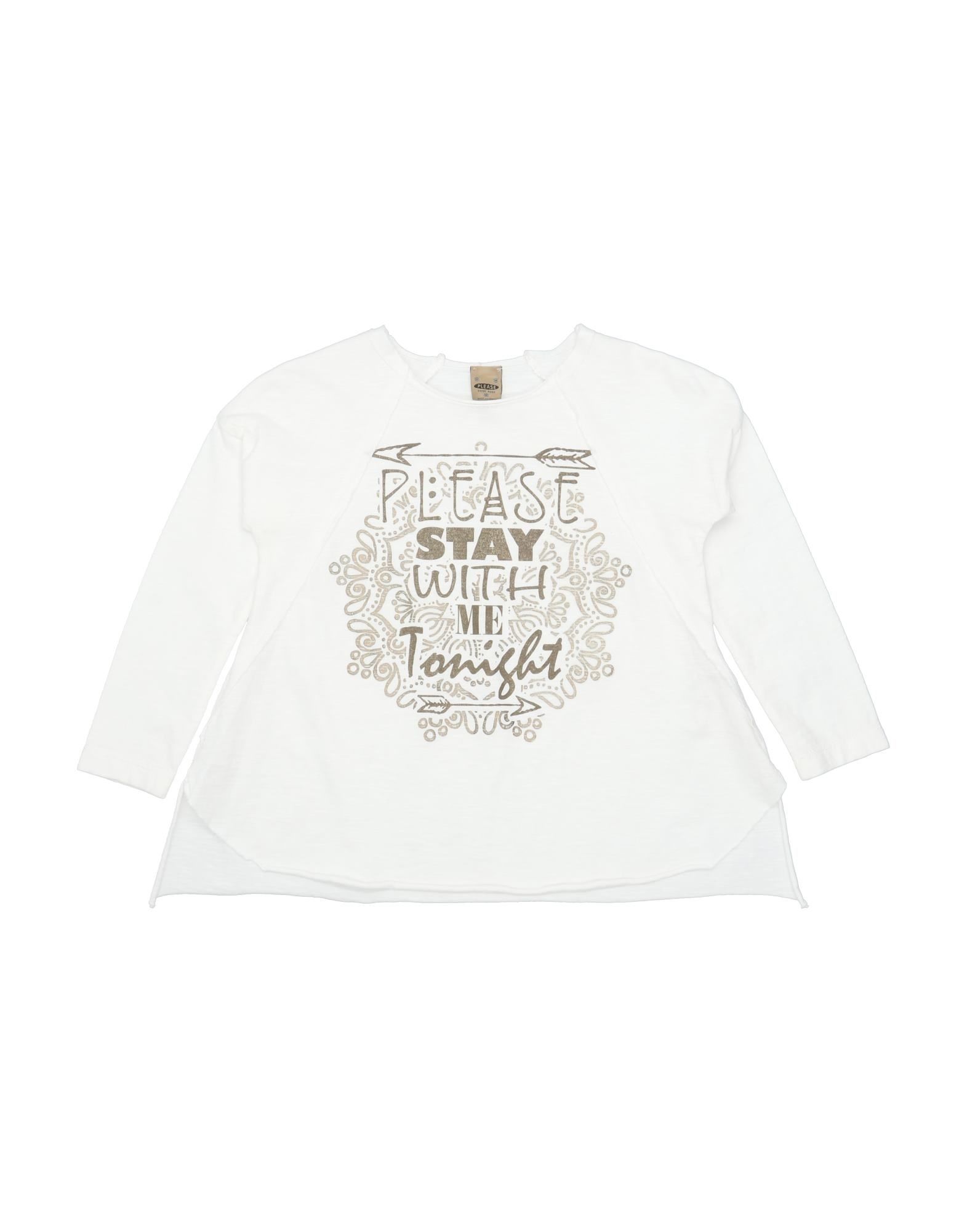 Please Kids' T-shirts In White