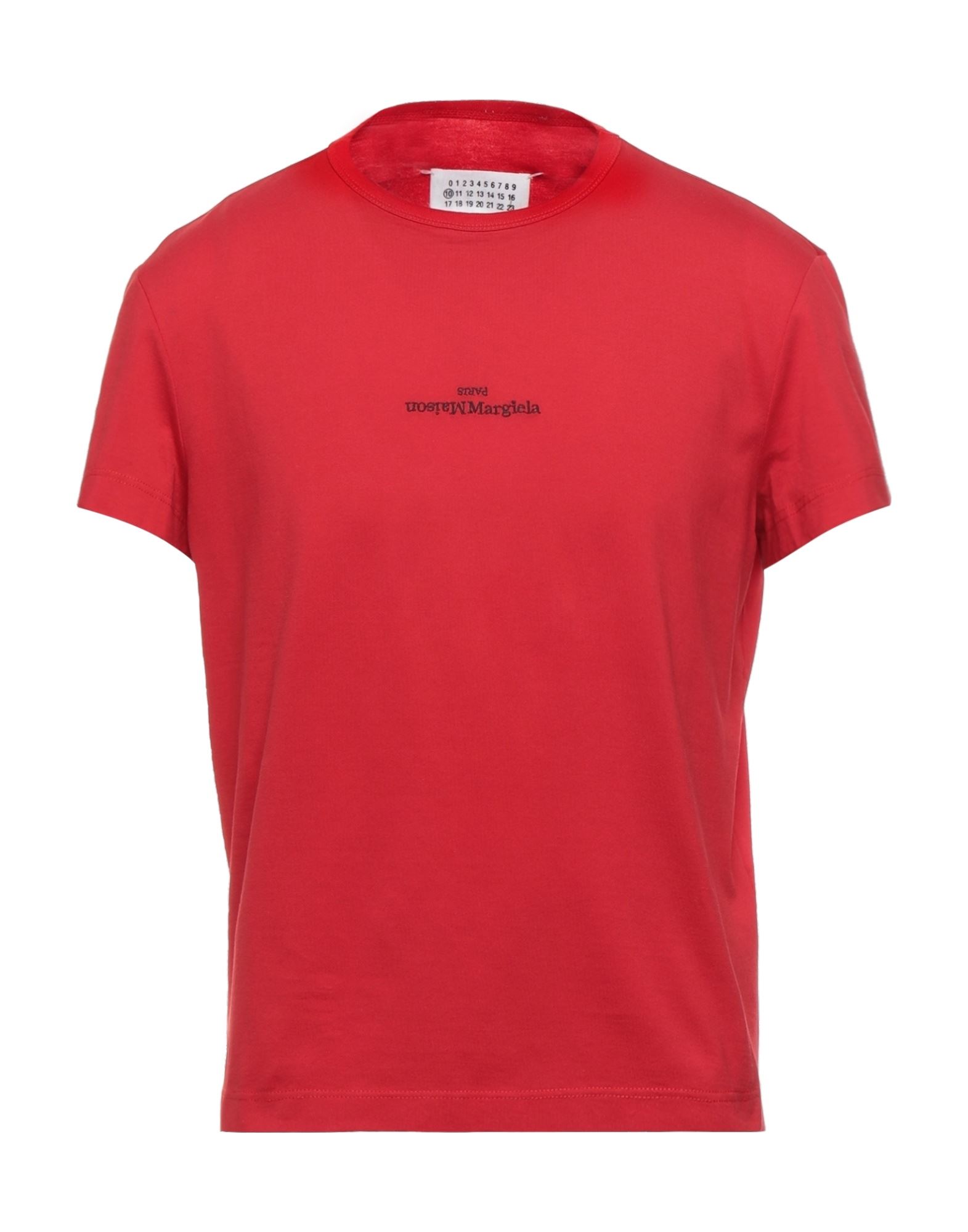 Maison Margiela T-shirts In Red