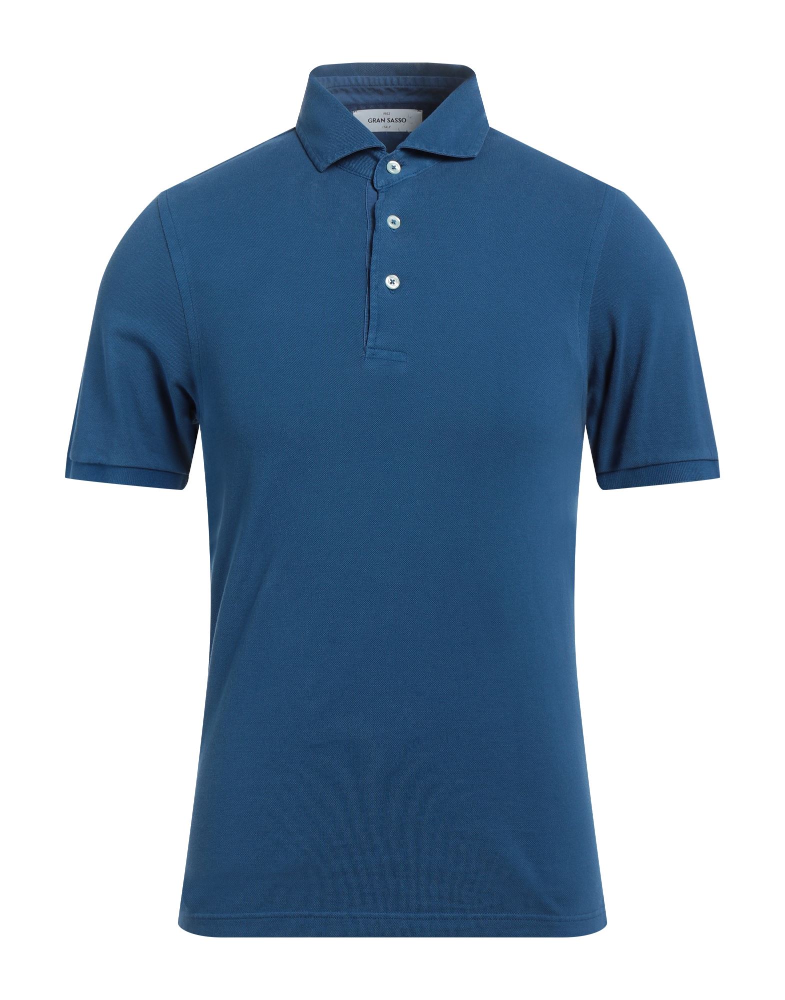 Gran Sasso Polo Shirts In Blue