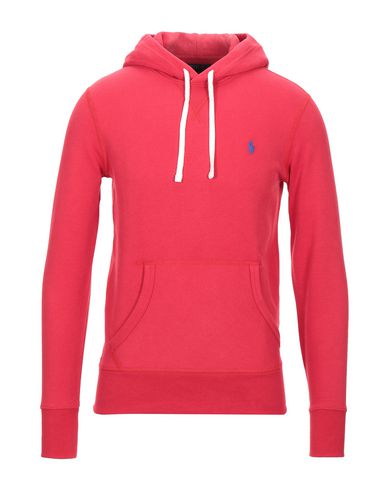 POLO RALPH LAUREN POLO RALPH LAUREN MAN SWEATSHIRT RED SIZE XS COTTON, RECYCLED POLYESTER