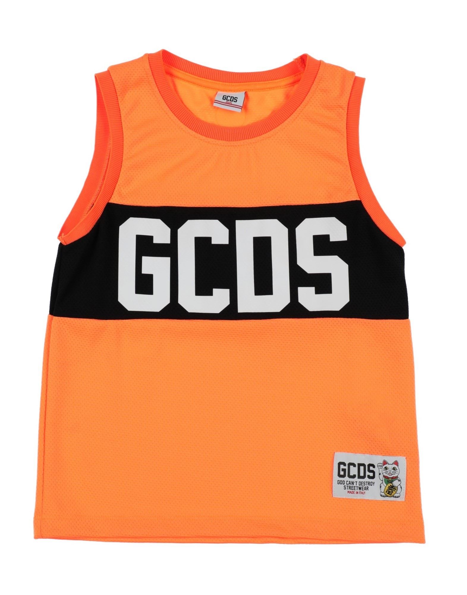 Gcds Mini Kids' T-shirts In Orange