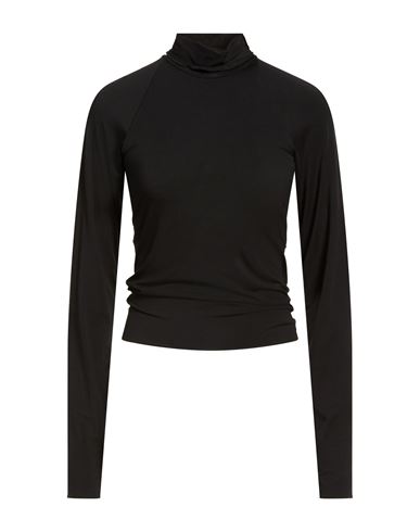 The Line By K Woman Top Black Size L Rayon, Elastane In Black