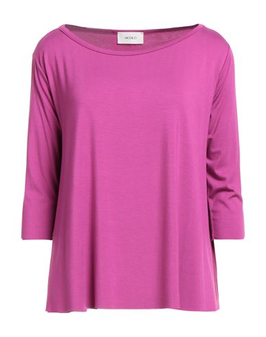 Vicolo Woman T-shirt Mauve Size Onesize Viscose, Elastane In Purple