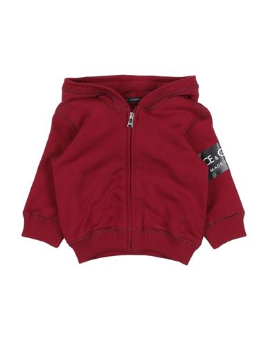 Dolce & Gabbana Babies'  Newborn Boy Sweatshirt Brick Red Size 3 Cotton