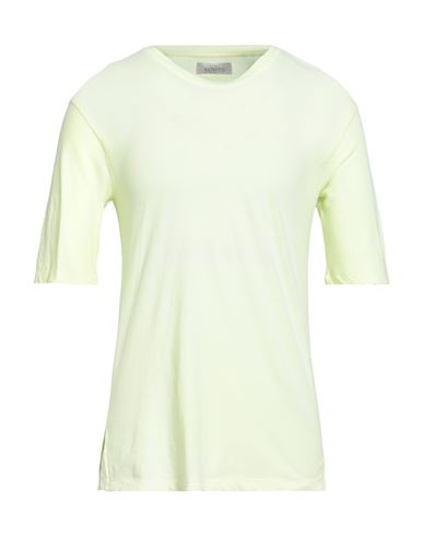 Laneus Man T-shirt Light Yellow Size M Cotton, Polyamide