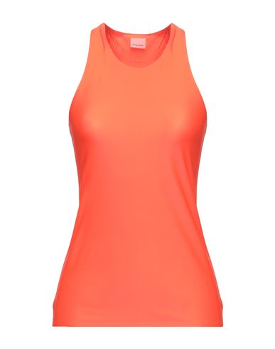 Woman Tank top Orange Size XS Polyester, Elastane