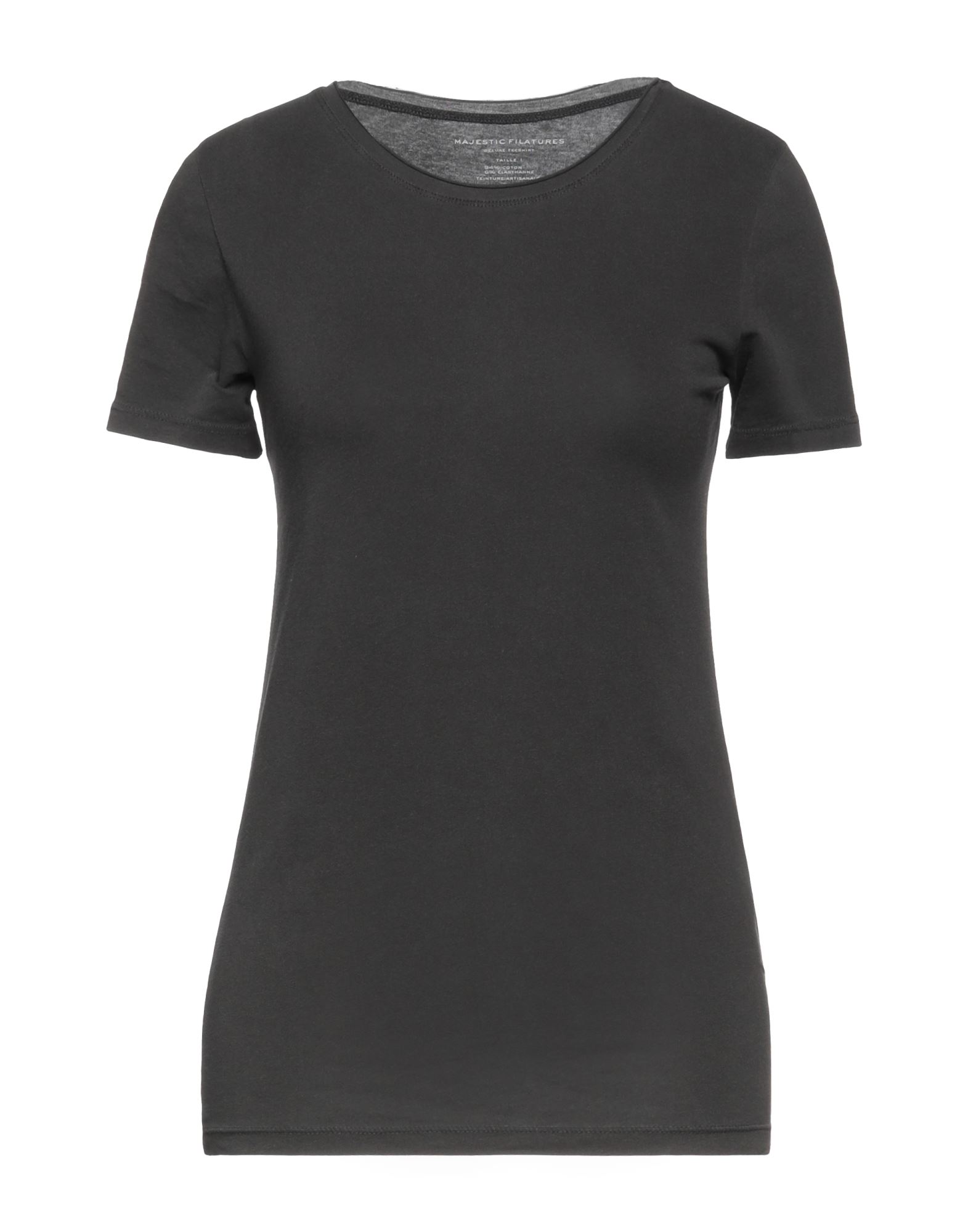 Majestic T-shirts In Steel Grey